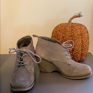 Sonoma platform suede ankle bootie